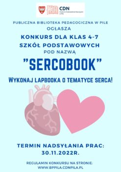 Konkurs dla uczniów klas 4-7 lapbook “Sercobook”